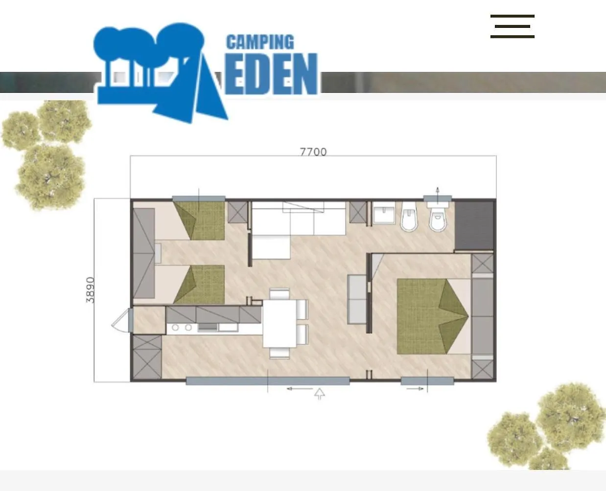 Kamp alanı Camping Eden Marina di Grosseto